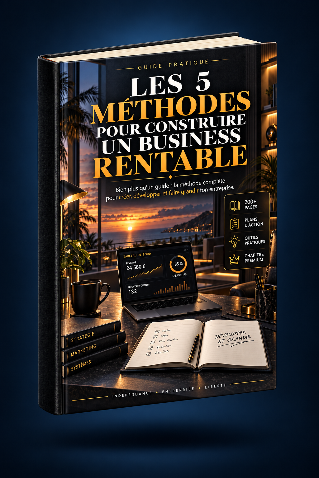 Livre 3D Les 5 Méthodes, en lévitation
